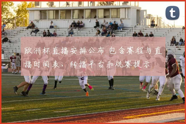 欧洲杯直播安排公布 包含赛程与直播时间表、转播平台和观赛提示